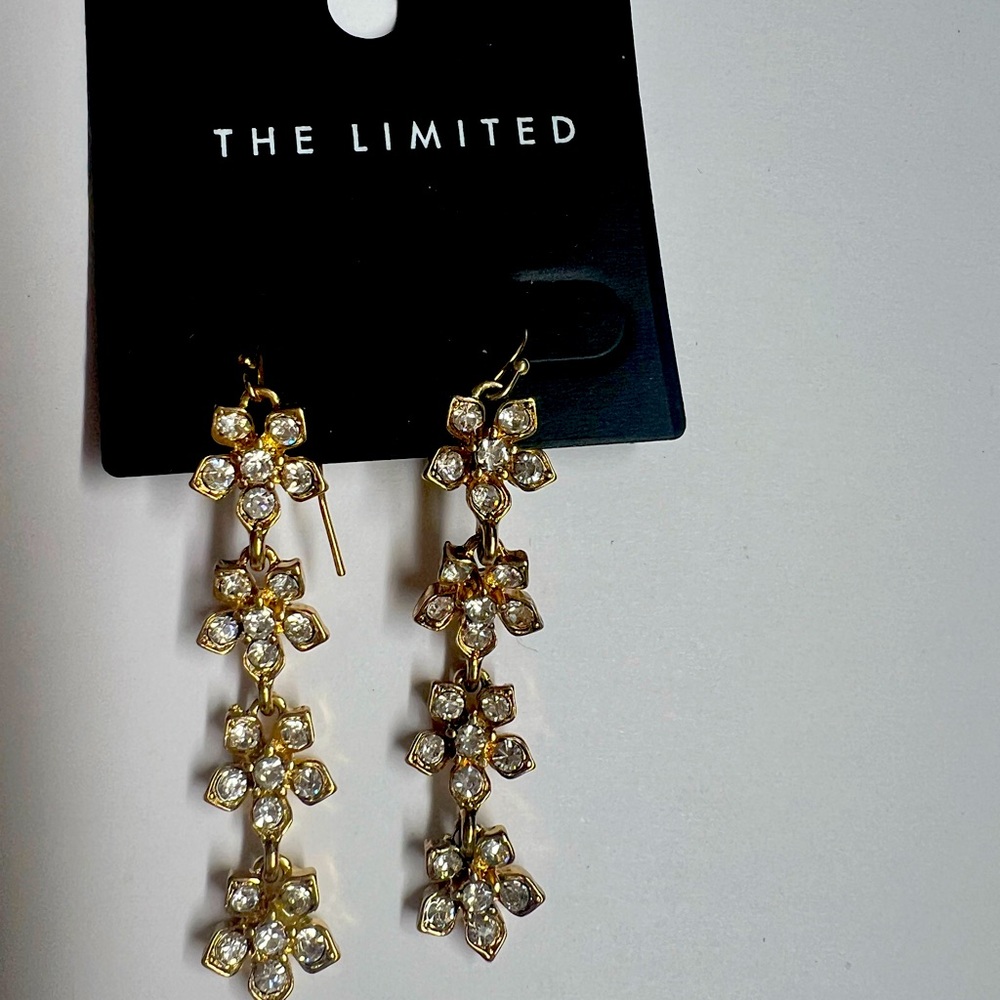 The Limited Drop Rhinestone earrings